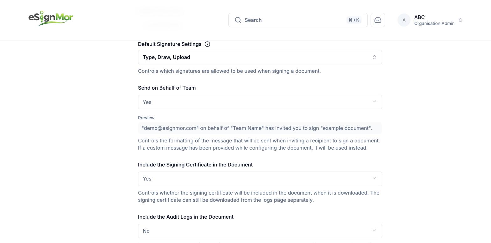 Language date and time-zone settings